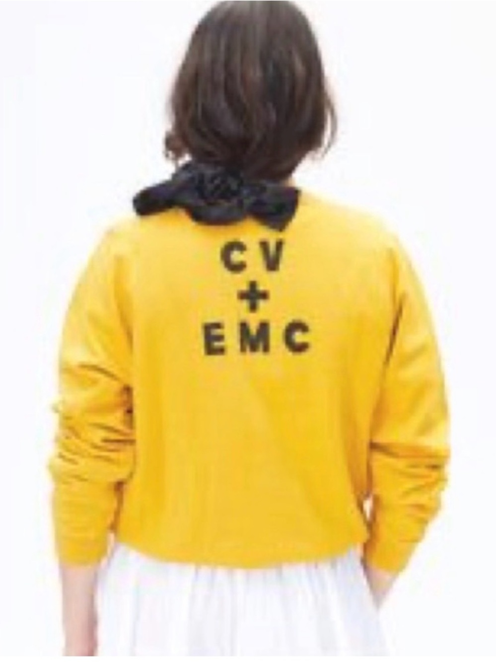 Clare V. + Every Mother Counts “I Love You Mother” Sweatshirt yellow size S - Picture 4 of 11